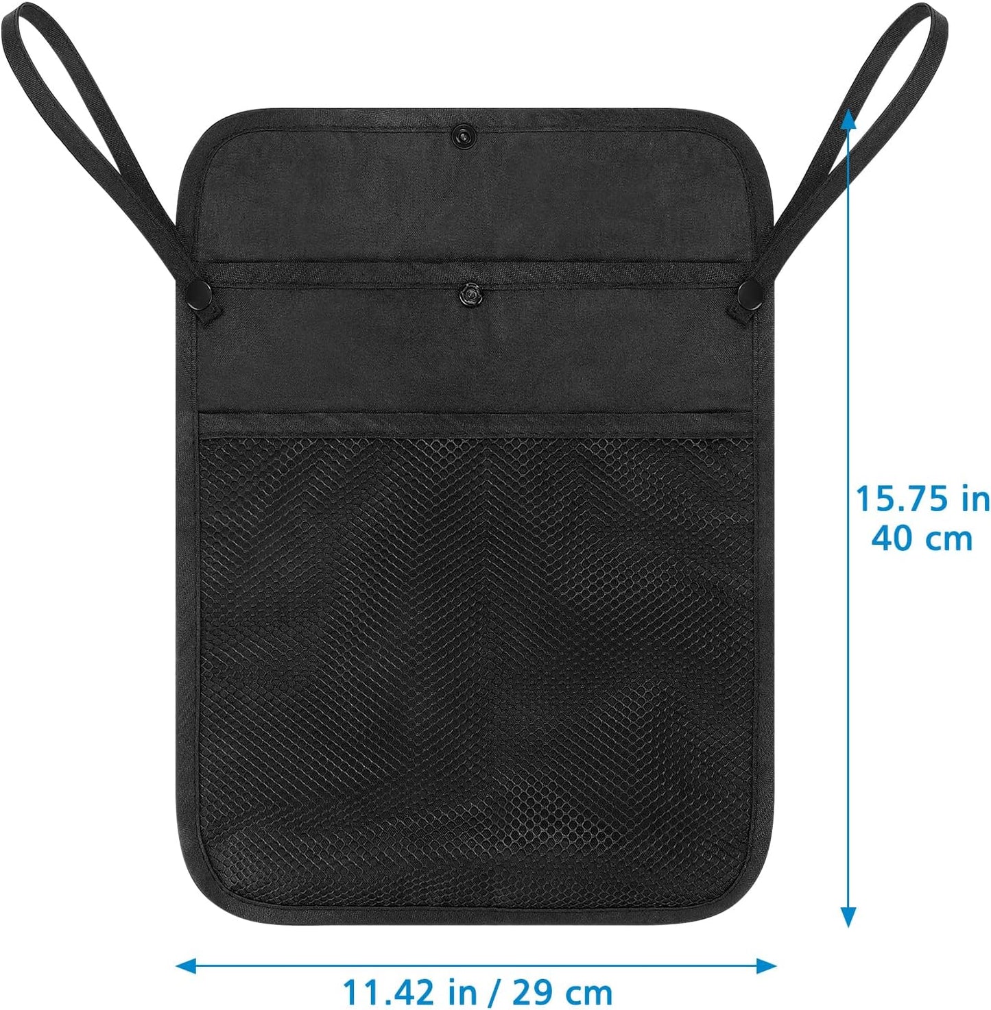 Accmor Universal Stroller Organizer, Mesh Bag Fits for Uppababy, Nuna, Britax, Doona Strollers, Non-Slip Adjustable Stroller Mesh Cargo Net Storage Caddy Accessories