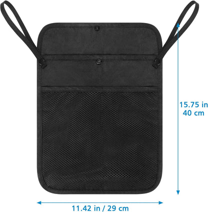 Accmor Universal Stroller Organizer, Mesh Bag Fits for Uppababy, Nuna, Britax, Doona Strollers, Non-Slip Adjustable Stroller Mesh Cargo Net Storage Caddy Accessories