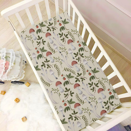 Fitted Crib Sheets Turtle Sea Horse Stretchy Portable Playard Sheets for Baby Toddler, Breathable Soft Mini Crib Mattress 39 x 27 in for Boys and Girls