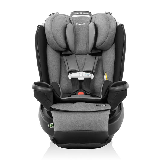 Evenflo Gold Revolve360 Extend All-in-One Rotational Car Seat with SensorSafe (Onyx Black)