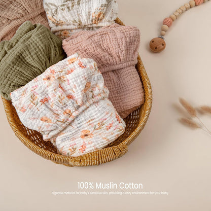 lulumoon Muslin Bassinet Sheets for Baby: Soft Bedside Sleeper Bassinet Fitted Sheets for Boys and Girls