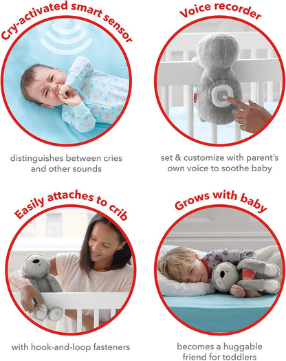 Skip Hop Portable Baby Sleep Sound Machine, Glow with Me Acorn