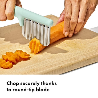 OXO Tot Crinkle Cutter, Food Cutter for Kids, Baby Feeding Set