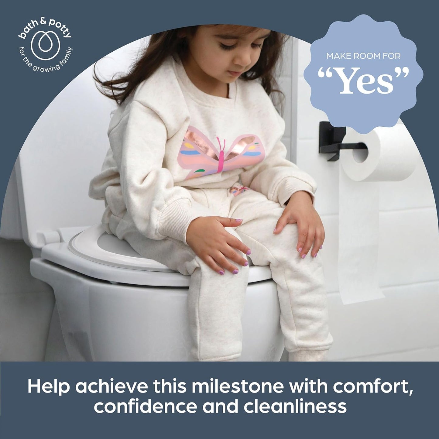 Dreambaby Non-Slip Potty Training Seat, Soft & Comfortable, Easy to Clean, Travel-Friendly, for Toddler Boys and Girls, Fits Round & Oval Toilets