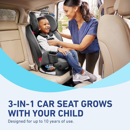 Graco® TriRide 3-in-1 Reclining Car Seat, Clybourne - Rear & Forward Facing Car Seat, Highback Booster, Adjustable Headrest