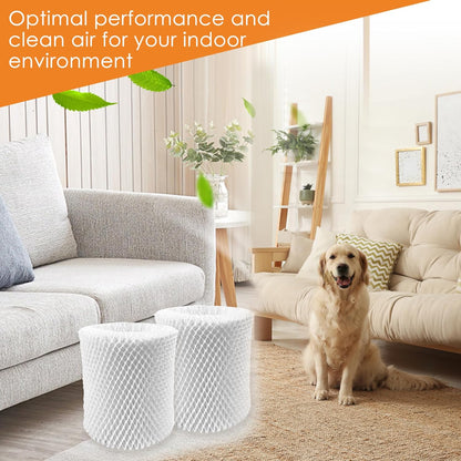 4 Pack Upgraded Replacement Wick Filters Compatible with Canopy Bedside & Nursery Humidifiers, Humidifier Wicking Filter Lasts Up to 6 Weeks