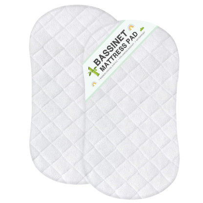 Waterproof Bassinet Mattress Protector, Fit for 19" x 33" KoolaBaby (3 in 1), Papablic, BabyBond, HARPPA and RICUTON Bedside, Ultra Soft Breathable, Washer & Dryer