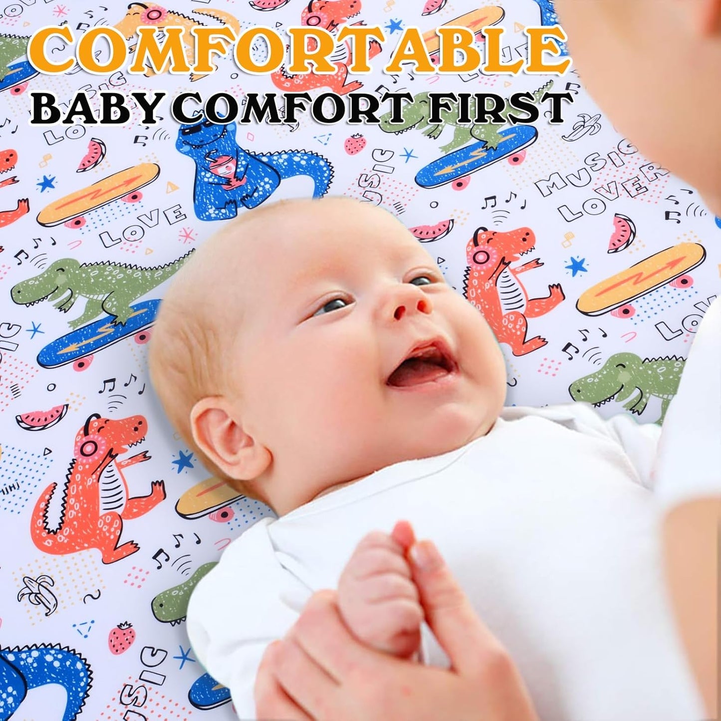 Cloele Square Playard Fitted Sheet 36x36, Ultra Soft Polyester Playpen Sheet for Baby & Pet, Dogs Pattern Pack and Play Crib Sheets, Portable Playard Mattress Cover