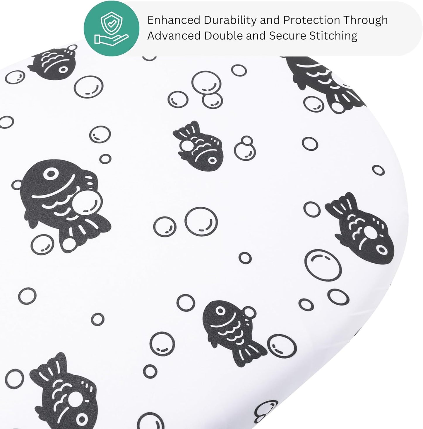Bassinet Sheets for Papablic, CoZee, Cowiewie, Ezebaby, Nawahev Baby Bassinet Bedside Sleeper by TansyPanda, 3PC, 33x20, Ultra Soft, Breathable Snug Fit, Unisex Boys Girls, Gray White (Space Rockets)