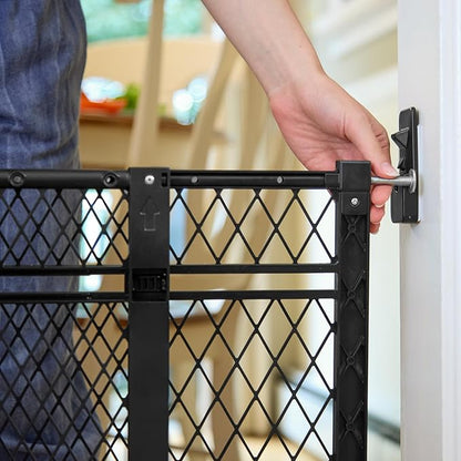 Ingenuity Doorway 42W Series Baby and Dog Gate 2-Pack, Indoor Outdoor, Won't Rust or Warp, Galvanized Steel, Fits 23-42" Openings; 24” Tall