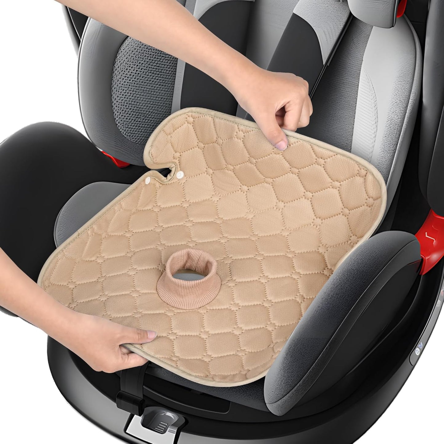 JEYODA ﻿Car Seat Protector for Potty Training Instant Suction Baby Piddle Pad for Baby Seats Reusable Car Seat Liner with Anti Slip for High Chairs, Baby Strollers 2pcs (Blue)