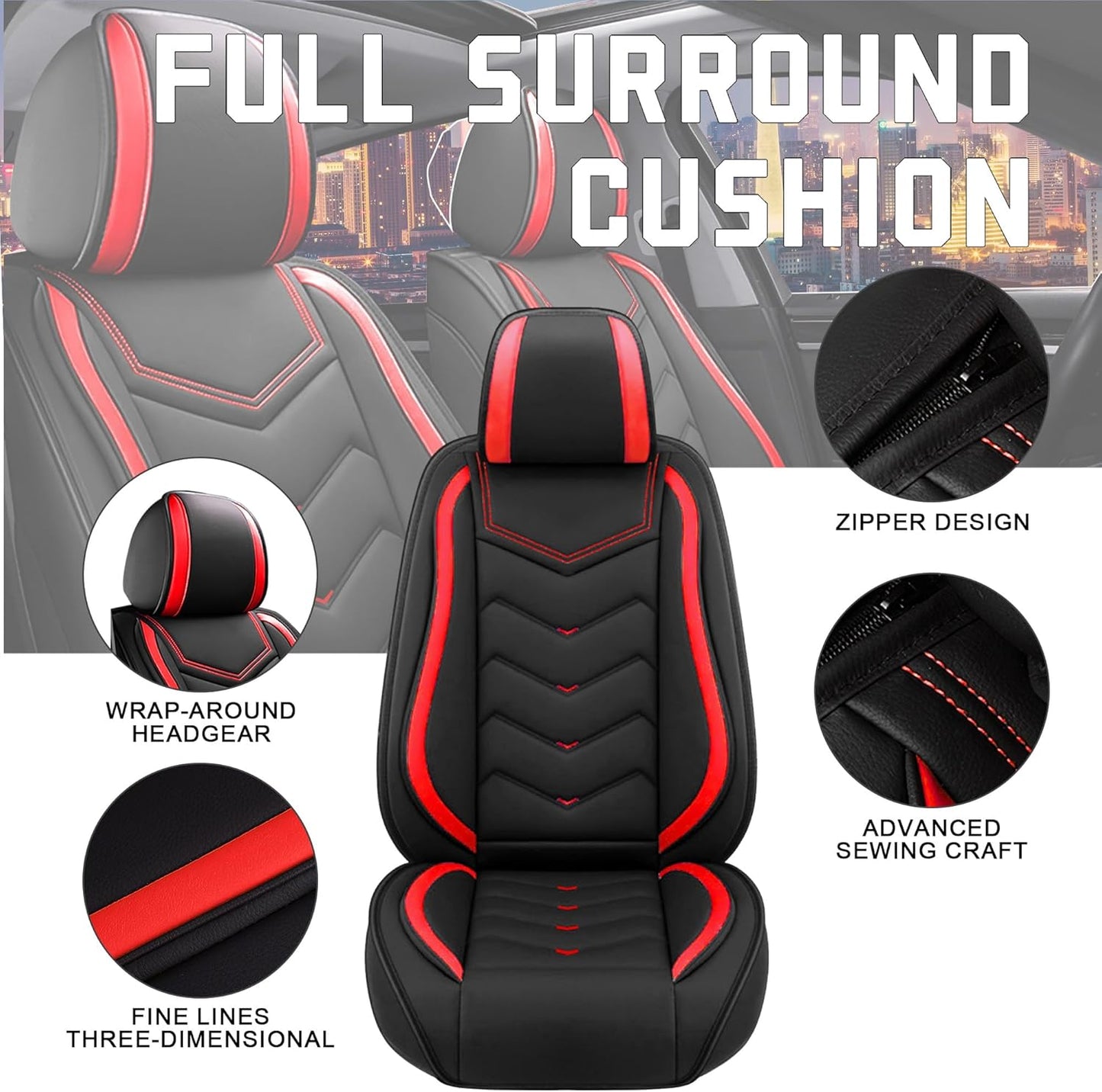 CTDS Car Seat Covers for MINI Convertible 2013-2026, Stylish Sport Seat Covers, Premium Nappa Leather Car Seat Cover. Automobile Seat Covers Sets.(Luxury 5 Seats/Beige)