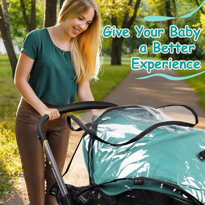 Rain Cover, Compatible with Doona Infant Car Seat Stroller, Protects from Rain, Snow, Wind, Cold, Side Ventilation Holes, Rain Cover for Stroller, Stroller Cover Accessories