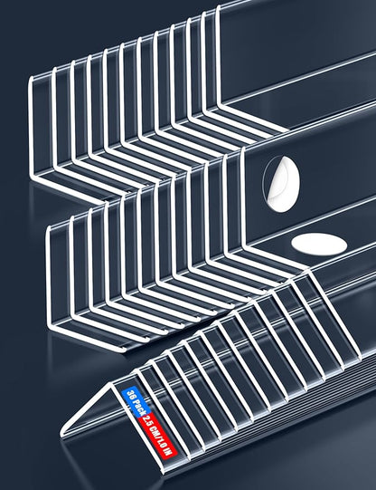 Clear Corner Protectors –Self-Adhesive Baby Proofing Safety Bumpers for Walls, Furniture, Cabinets & Desks – Freely Spliced to Meet Your Needs(36PCS, 2.5x60.96cm/1.0x24in)