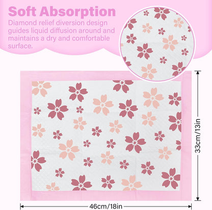 Disposable Changing Pads for Baby 13 x 17 Inches Disposable Underpads Incontinence Bed Pads with High Absorbent Leak-Proof Design Waterproof Under for Newborn Adults (25 Pack)