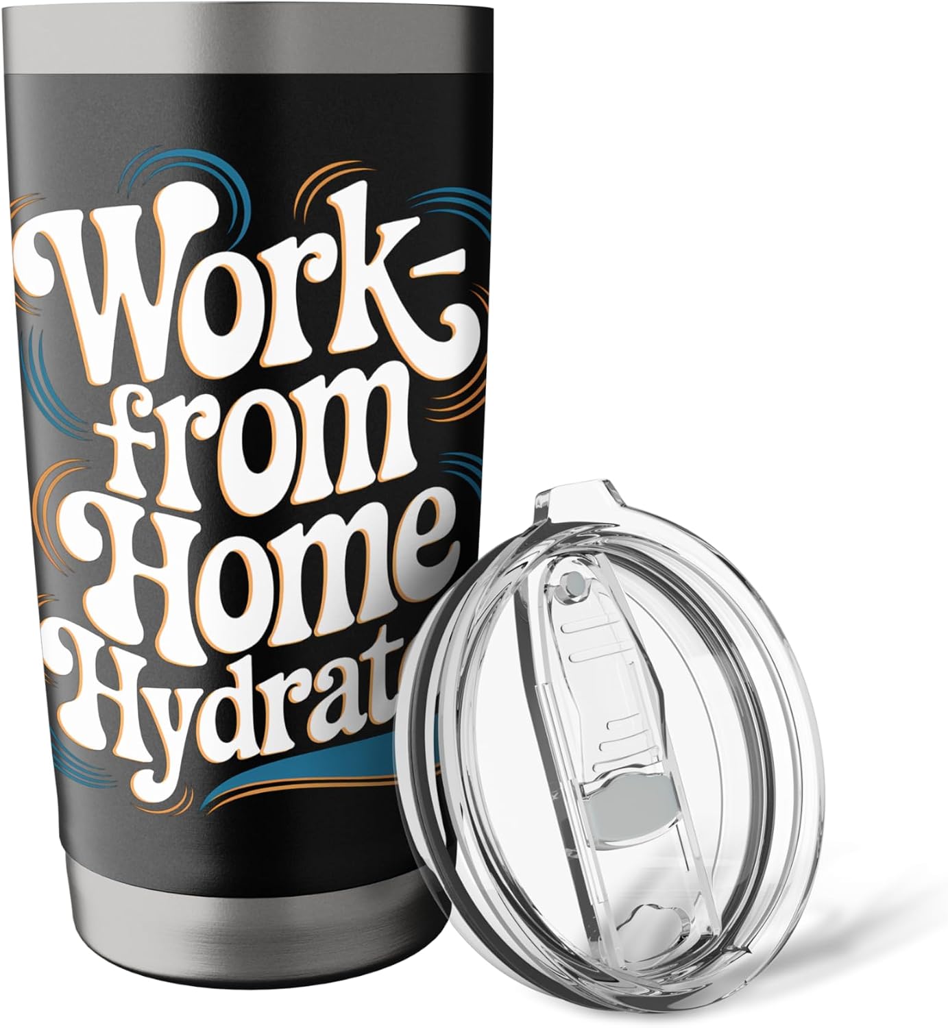 Work from Home Hydrator – Funny Remote Job Quote Stainless Steel Insulated Tumbler