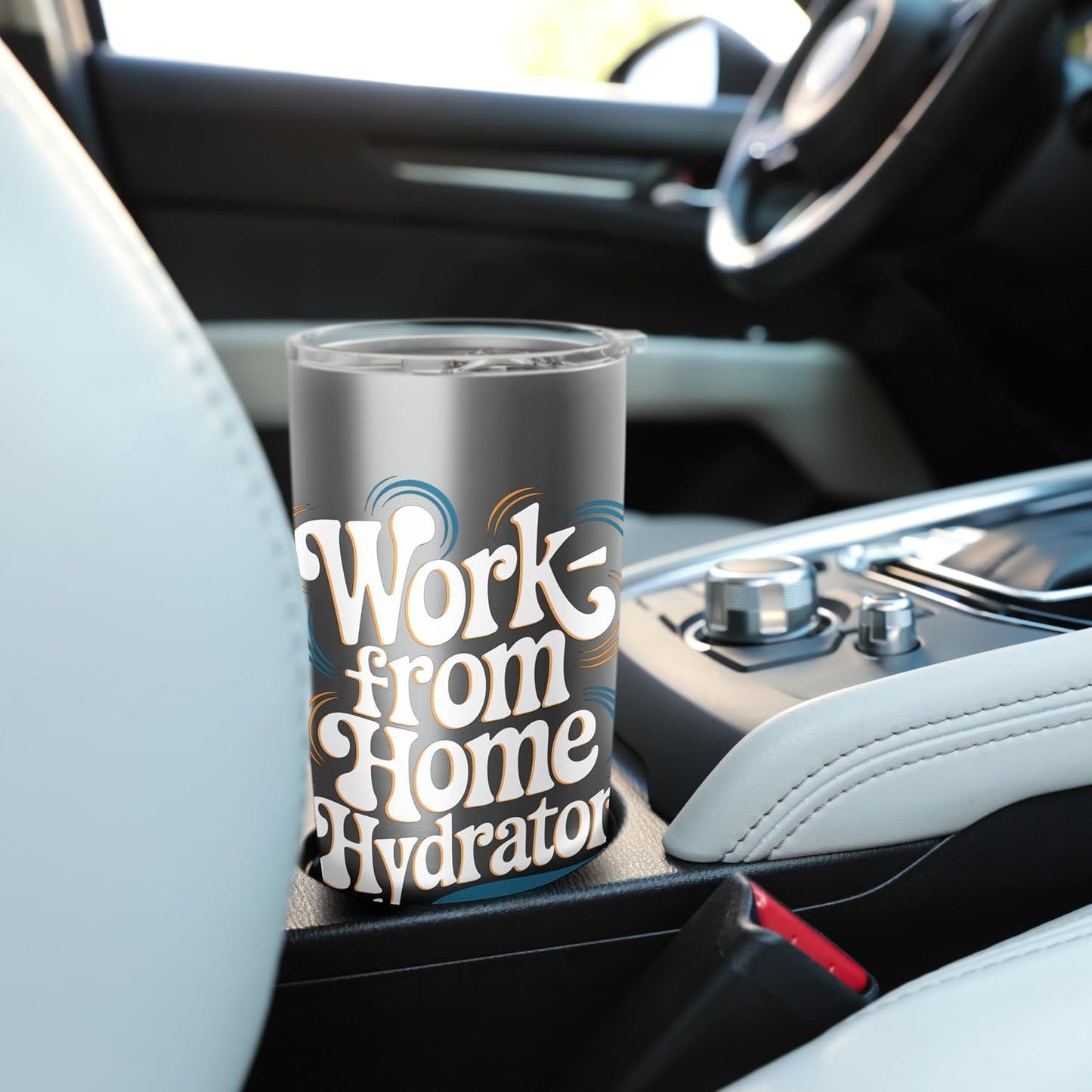Work from Home Hydrator – Funny Remote Job Quote Stainless Steel Insulated Tumbler