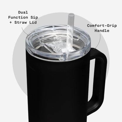 Cruiser Tumbler 40 oz Triple Insulated, Gloss Powder Blue