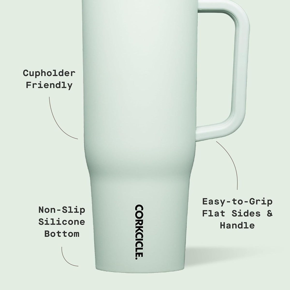 Cruiser Tumbler 40 oz Triple Insulated, Gloss Powder Blue