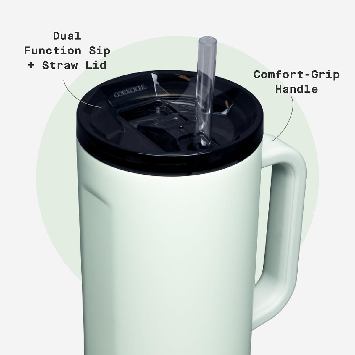 Cruiser Tumbler 40 oz Triple Insulated, Gloss Powder Blue