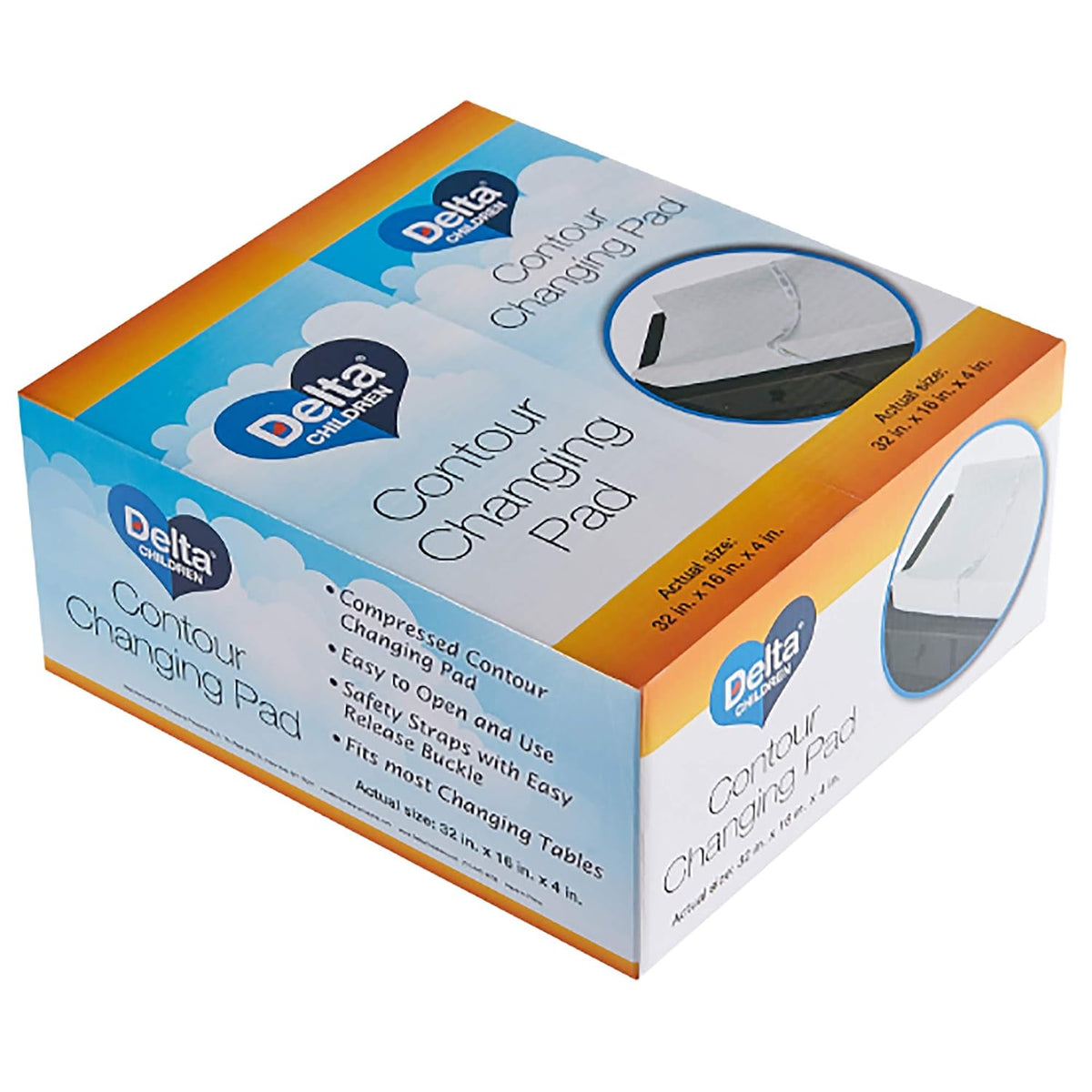 Foam Contoured Changing Pad with Waterproof Cover