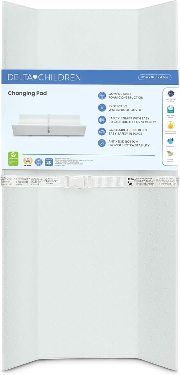 Foam Contoured Changing Pad with Waterproof Cover