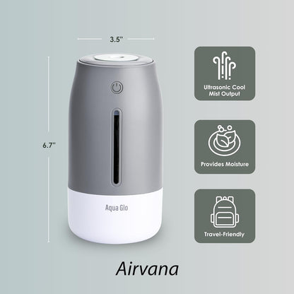 Aqua Glo Personal, Portable Humidifiers for Bedroom, Lavender