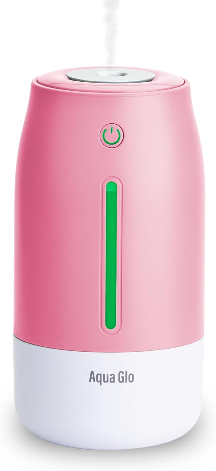 Aqua Glo Personal, Portable Humidifiers for Bedroom, Lavender