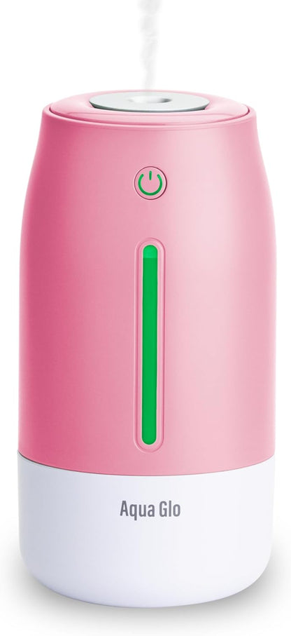 Aqua Glo Personal, Portable Humidifiers for Bedroom, Lavender