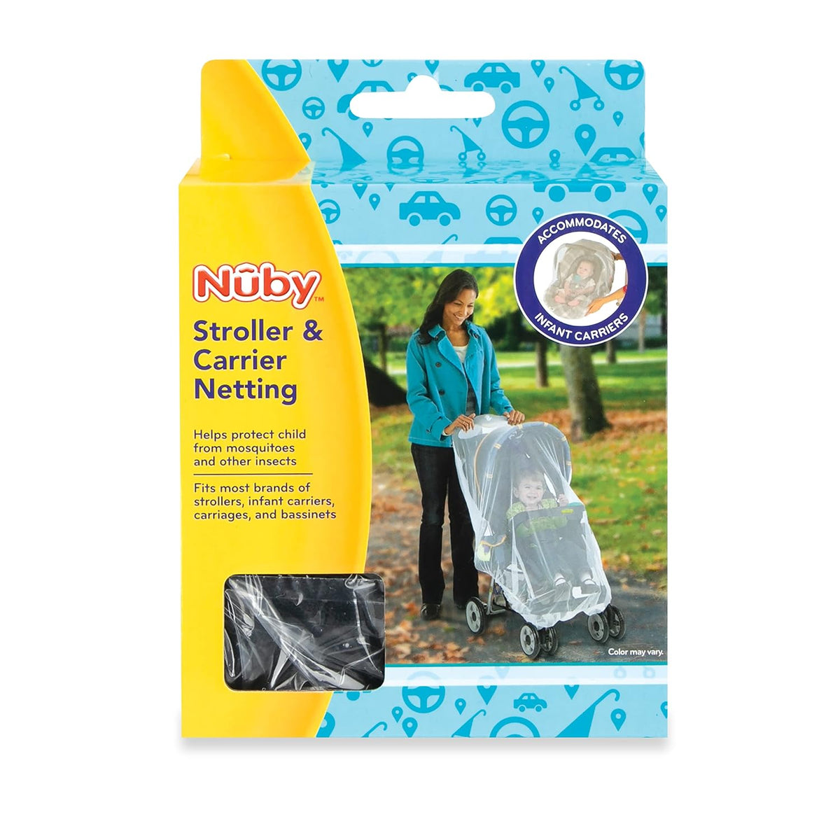 Nuby Eco Friendly Stroller Weather Shield and Insect Netting Set