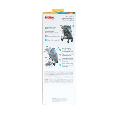 Nuby Eco Friendly Stroller Weather Shield and Insect Netting Set