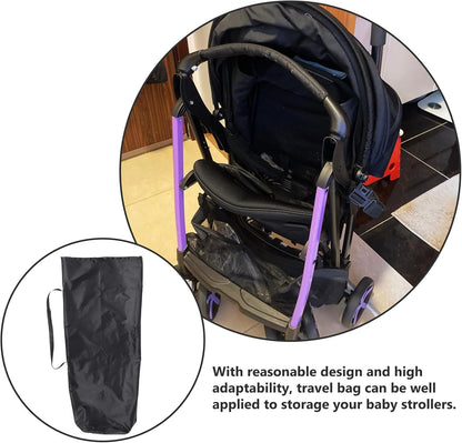 Extra Large Stroller Travel Bag with Shoulder Strap, Foldable Stroller Storage Organizer for Airplane and Car, Airport Travel Accessories