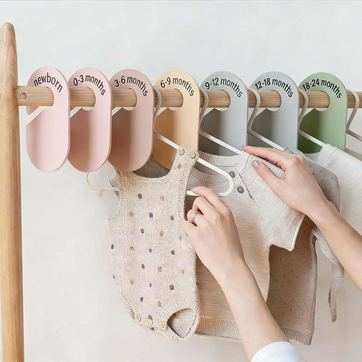 Boho Baby Closet Dividers, Set of 8