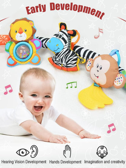 Baby Stroller Arch Toys, Car Seat Toys,Bouncer Toy Bar/Mobile for Bassinet,Adjustable Baby Hanging Toys Fit for Crib Bed,Stroller,Car Seat.S-19(Crab)