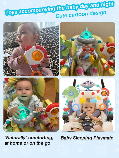 Baby Stroller Arch Toys, Car Seat Toys,Bouncer Toy Bar/Mobile for Bassinet,Adjustable Baby Hanging Toys Fit for Crib Bed,Stroller,Car Seat.S-19(Crab)