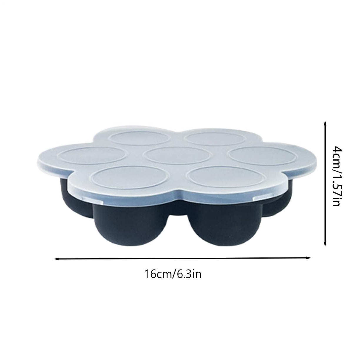 Freezer Trays for Food Storage 4 Piece Egg Tart Container