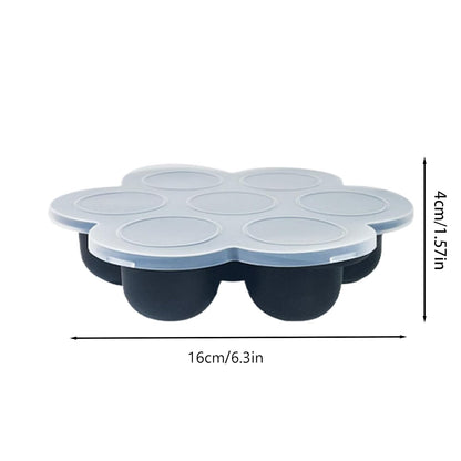 Freezer Trays for Food Storage 4 Piece Egg Tart Container