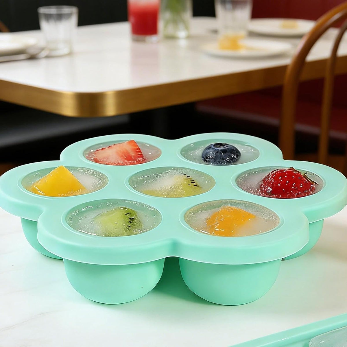 Freezer Trays for Food Storage 4 Piece Egg Tart Container