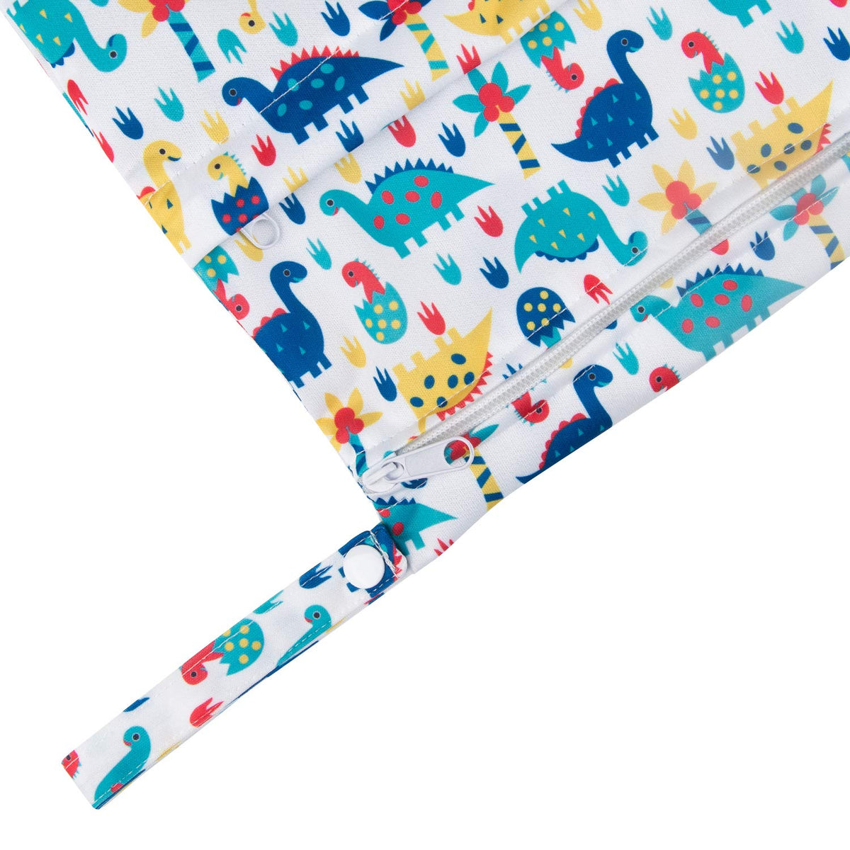 ALVA 2pcs Cloth Diaper Wet Dry Bags Waterproof Reusable with Two Zippered Pockets Travel Beach Pool Daycare Soiled Baby Items Yoga Gym Bag for Swimsuits or Wet Clothes L-B1929