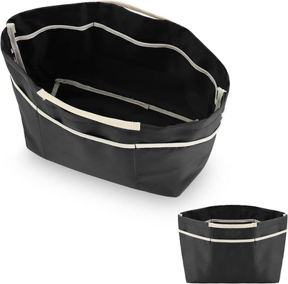 Bag Organizer Insert for Women, 13 Pockets Purse Organizer Insert for Tote, Bag Organizer Handle Large Capacity (Pink)