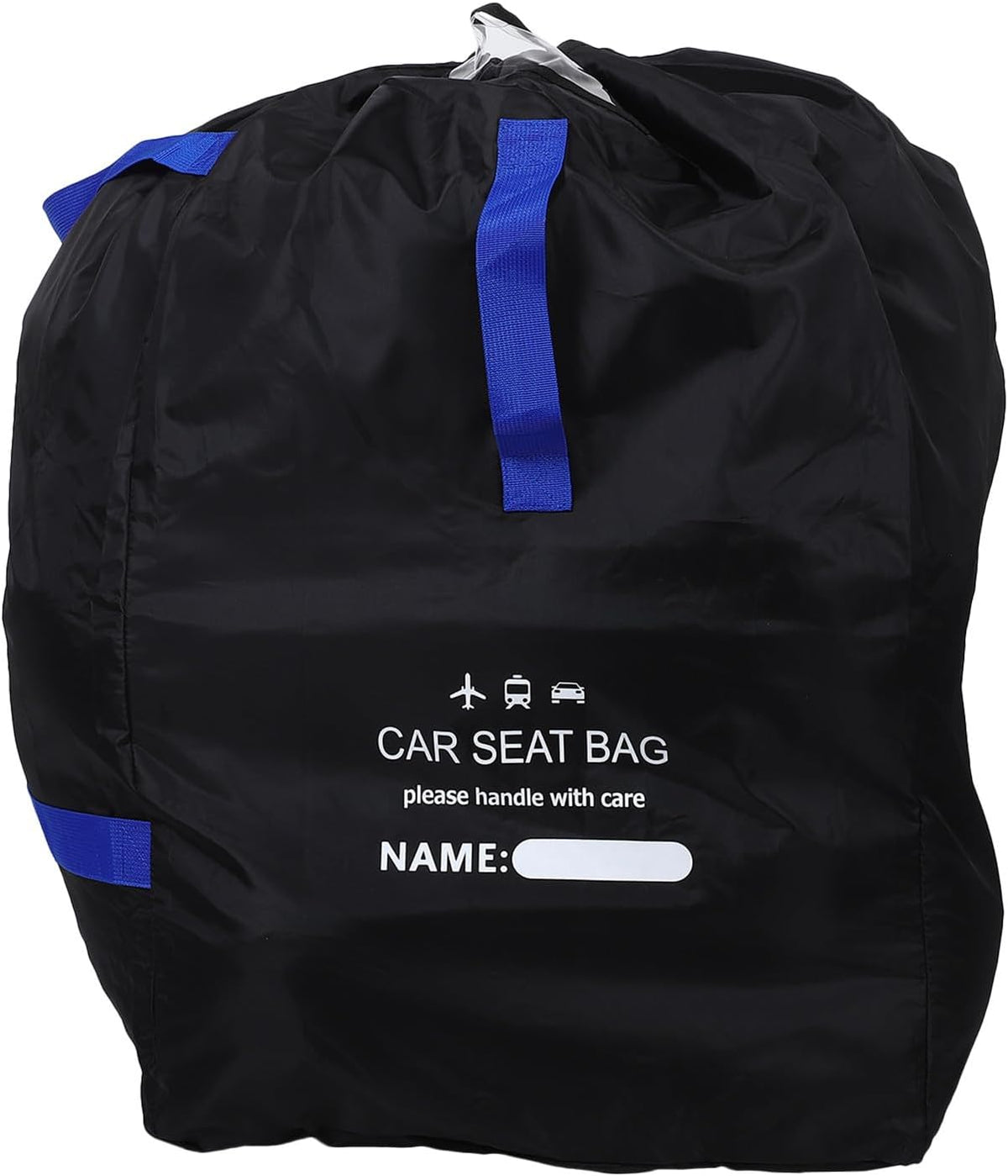 Portable Car Seat Travel Bag for Airplane with Adjustable Backpack Strap Made of Wear Resistant Oxford Cloth, for Airport Flights and Family Trips