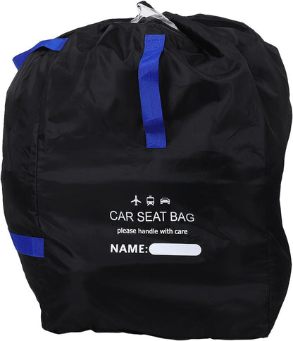 Portable Car Seat Travel Bag for Airplane with Adjustable Backpack Strap Made of Wear Resistant Oxford Cloth, for Airport Flights and Family Trips