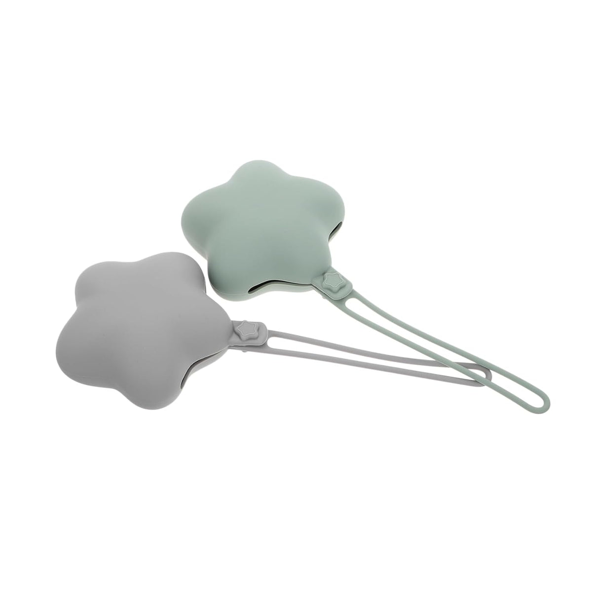 Portable Silicone Case for Travel Baby Storage Holder Clip Silicone Organizer for Boys and Girls 2-Pack