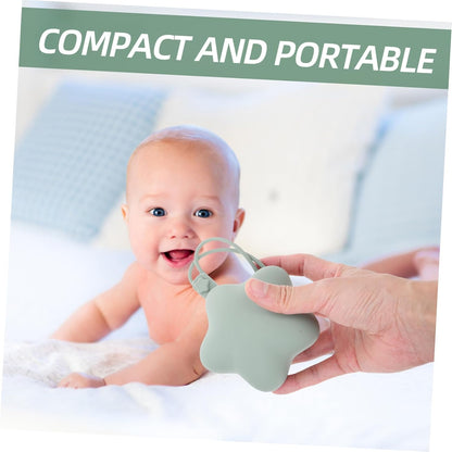 Portable Silicone Case for Travel Baby Storage Holder Clip Silicone Organizer for Boys and Girls 2-Pack