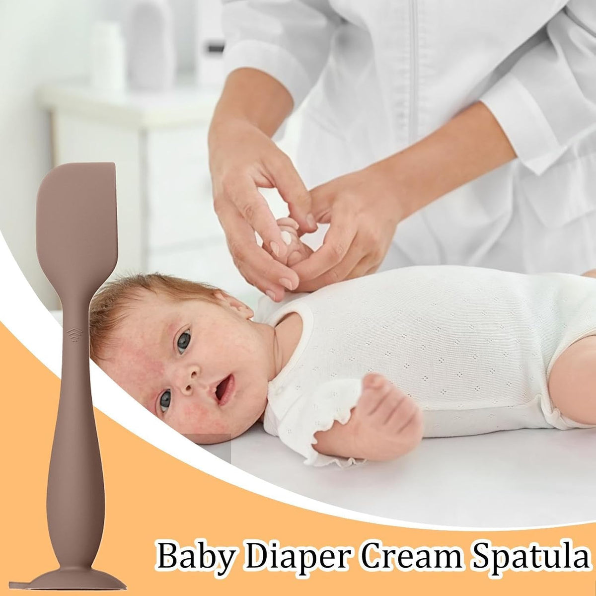Butt Spatula Diaper Cream Brush for with Suction