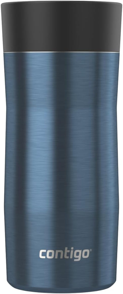 AUTOSEAL West Loop Vacuum-Insulated Stainless Steel Travel Mug with Easy-Clean Lid 16 oz