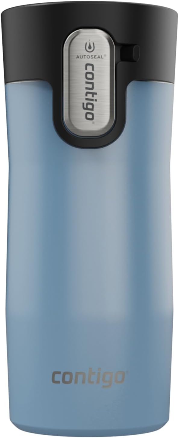 AUTOSEAL West Loop Vacuum-Insulated Stainless Steel Travel Mug with Easy-Clean Lid 16 oz