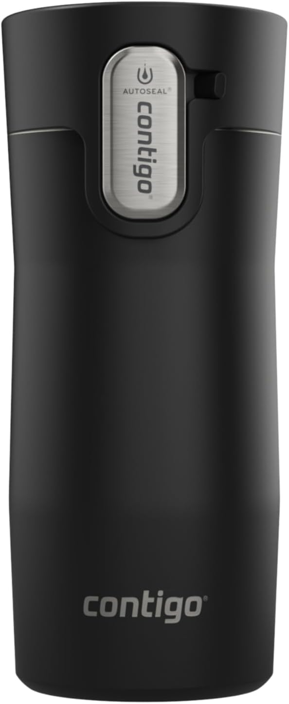 AUTOSEAL West Loop Vacuum-Insulated Stainless Steel Travel Mug with Easy-Clean Lid 16 oz
