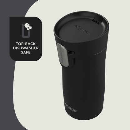 AUTOSEAL West Loop Vacuum-Insulated Stainless Steel Travel Mug with Easy-Clean Lid 16 oz