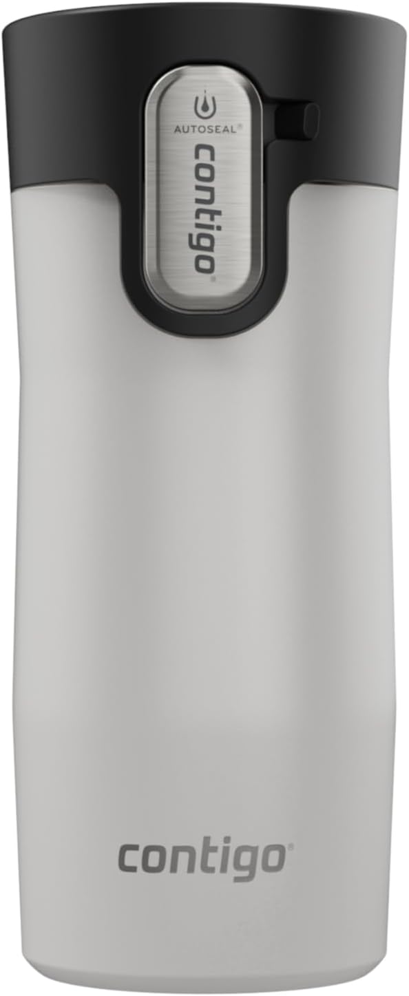 AUTOSEAL West Loop Vacuum-Insulated Stainless Steel Travel Mug with Easy-Clean Lid 16 oz